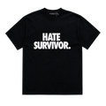 HATE SURVIVOR Black T-Shirt